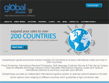 Tablet Screenshot of globalshopex.com